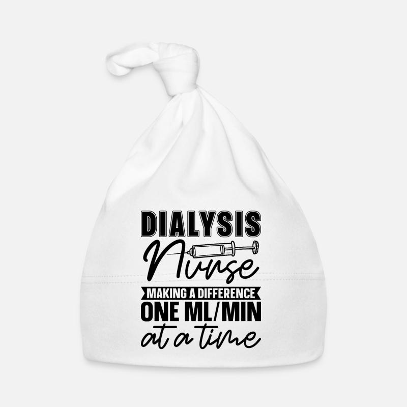 Dialyse Technicien en dialyse Néphrologie Idée cadeau Bonnet bio Bébé