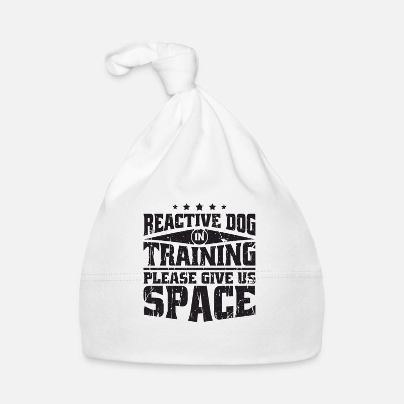Reactive dog in training Please give us space - Organic Baby Cap