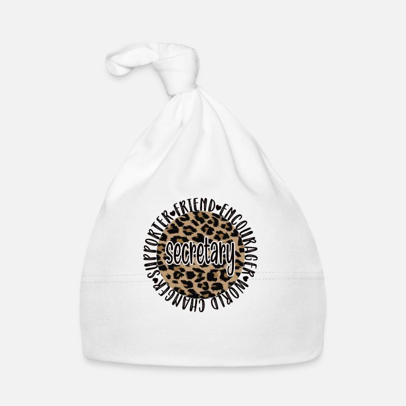 Proud Secretary Appreciation Office Worker Organic Baby Cap