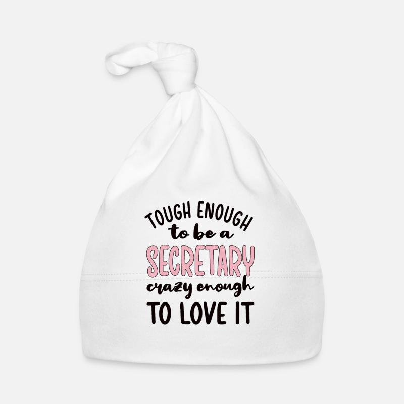 Best Secretary Appreciation Office Worker Organic Baby Cap
