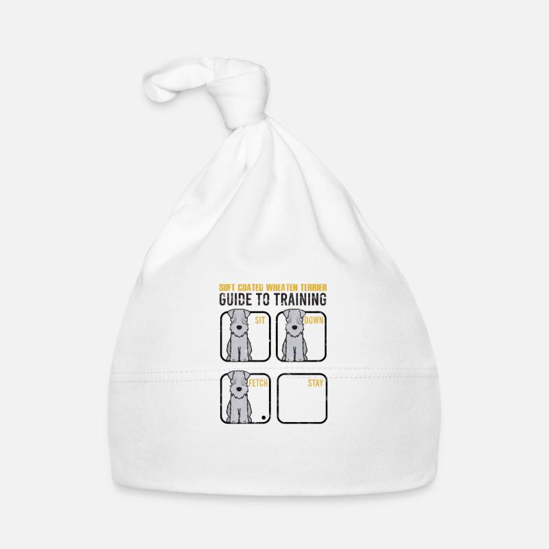 Soft Coated Wheaten Terrier Leitfaden zum Training Sit Baby Bio-Mütze