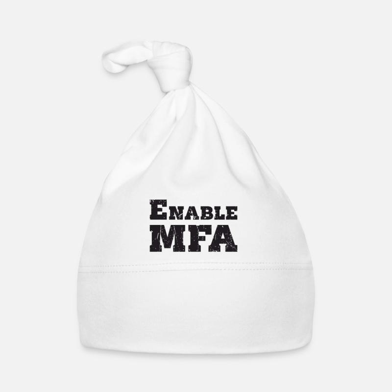 Enable MFA - cyber security Organic Baby Cap
