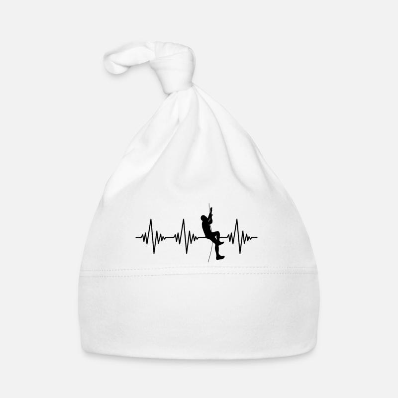 Climbing Heartbeat Organic Baby Cap
