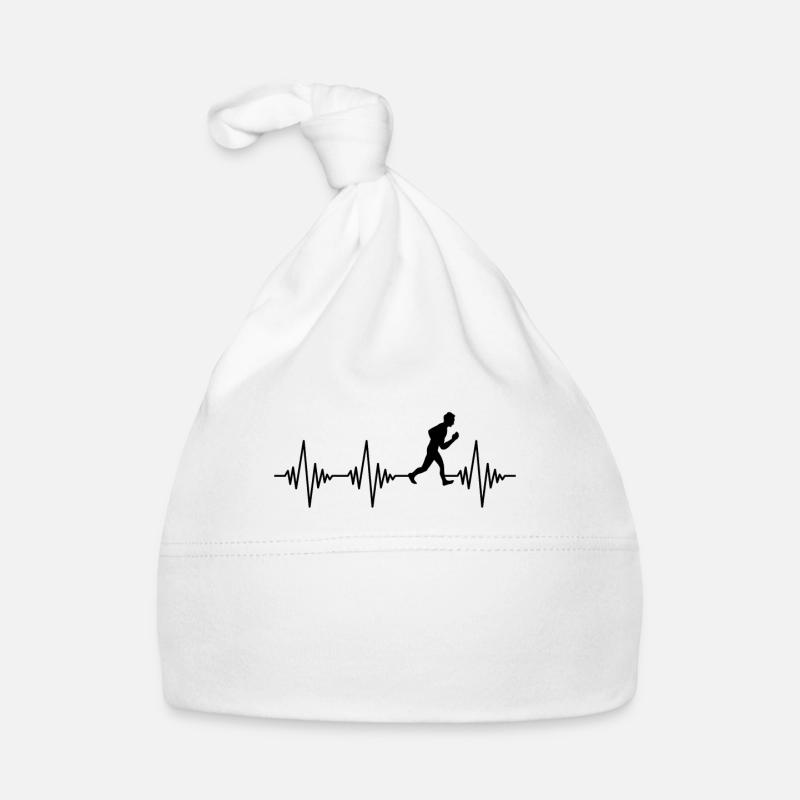 Joggen Herzschlag Baby Bio-Mütze