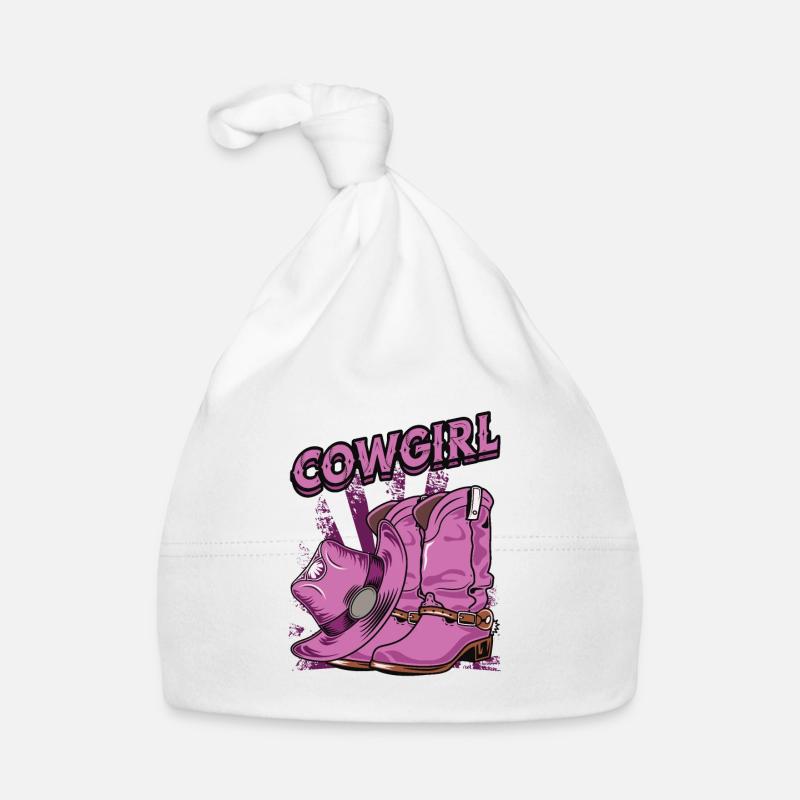 Stiefel Mädchen Western Baby Bio-Mütze
