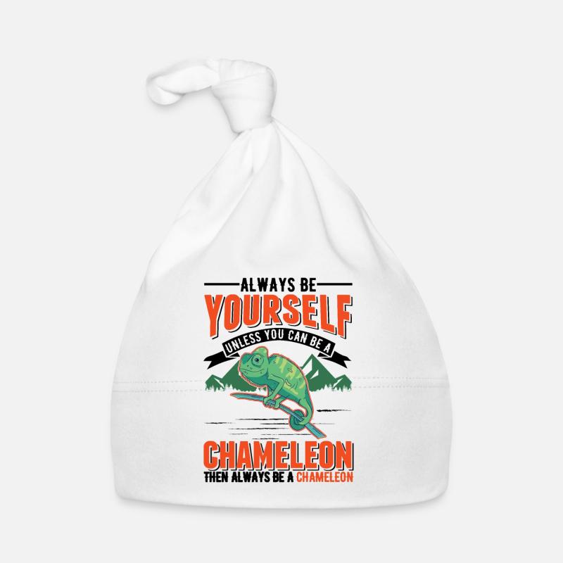 Chamäleon Geschenk Chameleon Baby Bio-Mütze