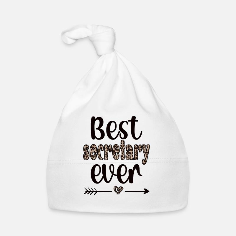 Secretary Gift Office Worker Appreciation Organic Baby Cap