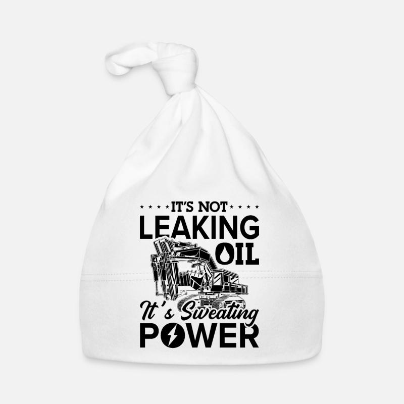 Baggerfahrer Bagger Baustelle Baggern Geschenkidee Baby Bio-Mütze