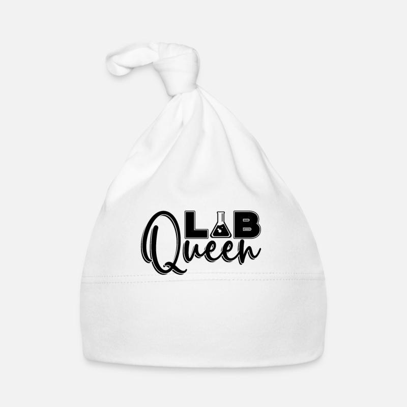 Laboratory Technician Lab Queen Science Gift Idea Organic Baby Cap