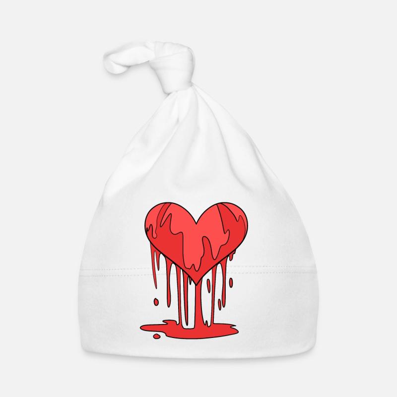 Herz Blut Baby Bio-Mütze