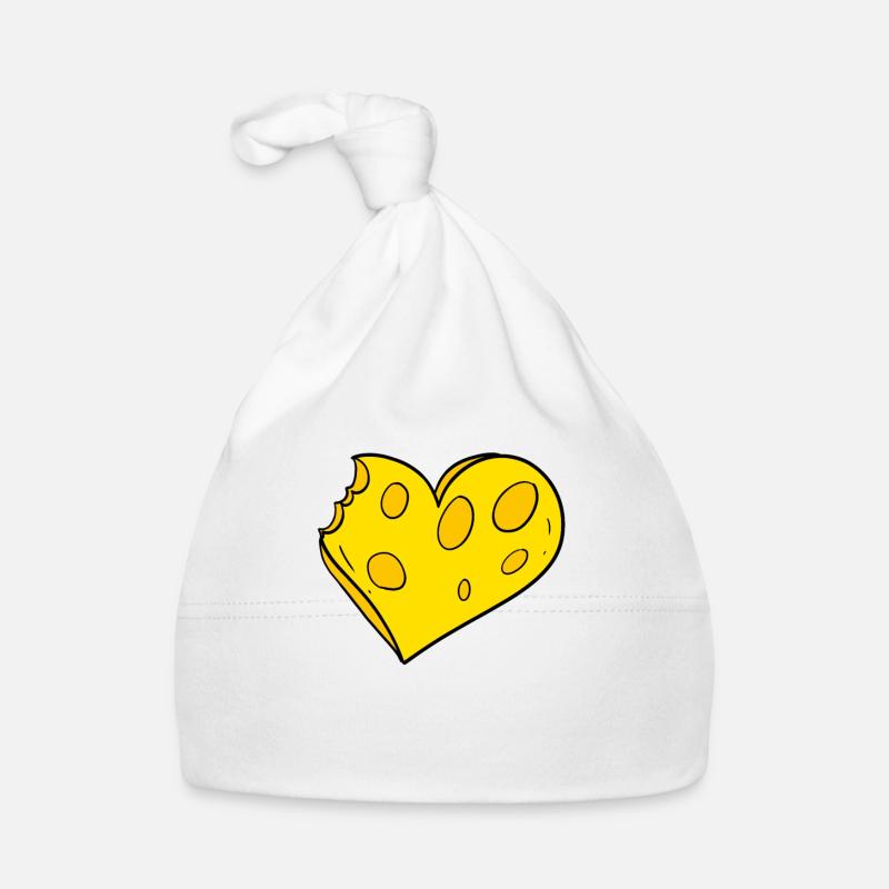 Cœur de fromage - Cheese Love Bonnet bio Bébé