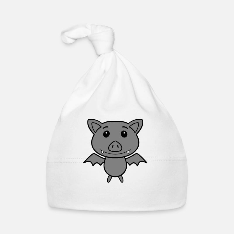 Cute bat Organic Baby Cap