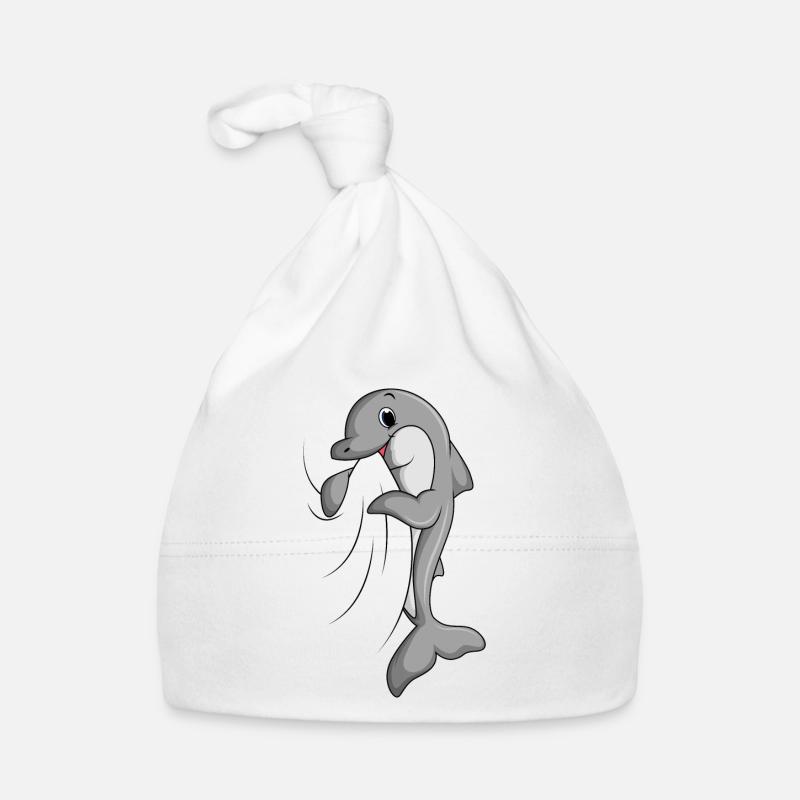Delfin Baby Bio-Mütze