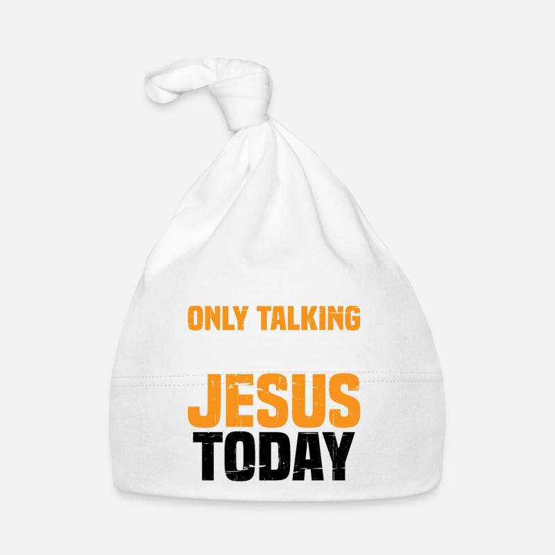 I'm Only Talking To Jesus Today 2 Organic Baby Cap