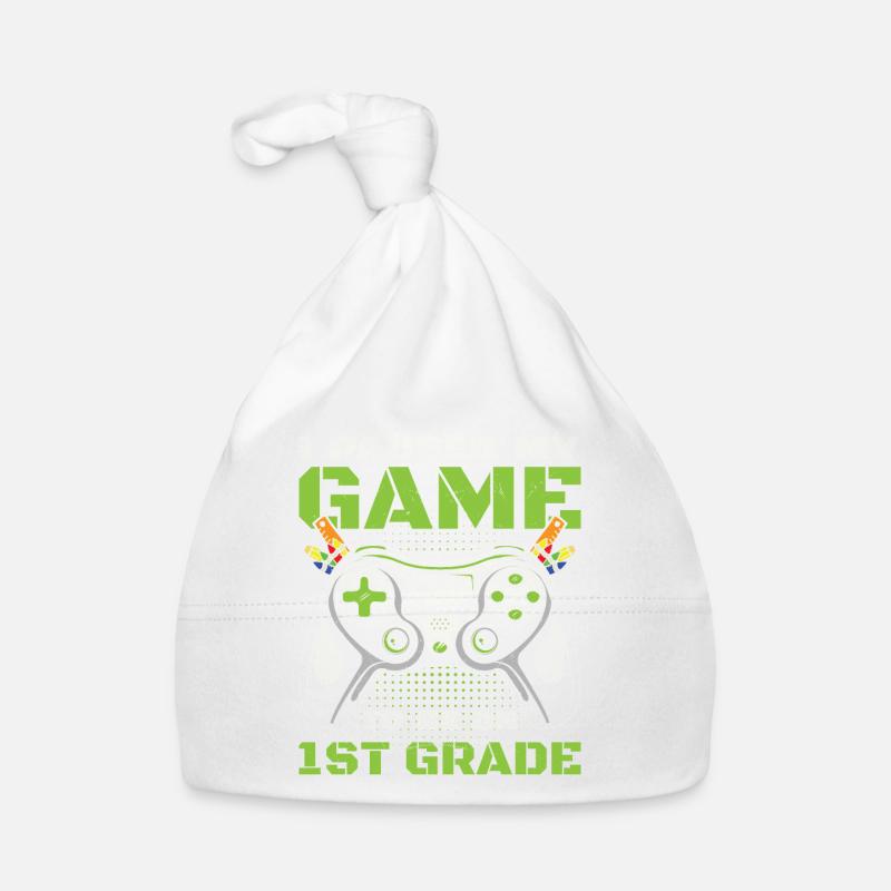 First Grader Awesome Back To School Gamer Lovers Baby Bio-Mütze