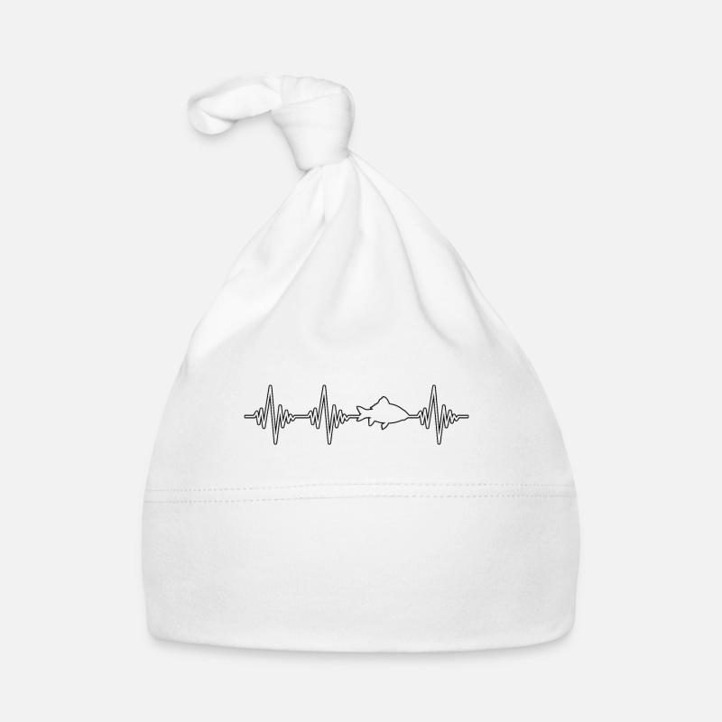 Battement de cœur de poisson Bonnet bio Bébé