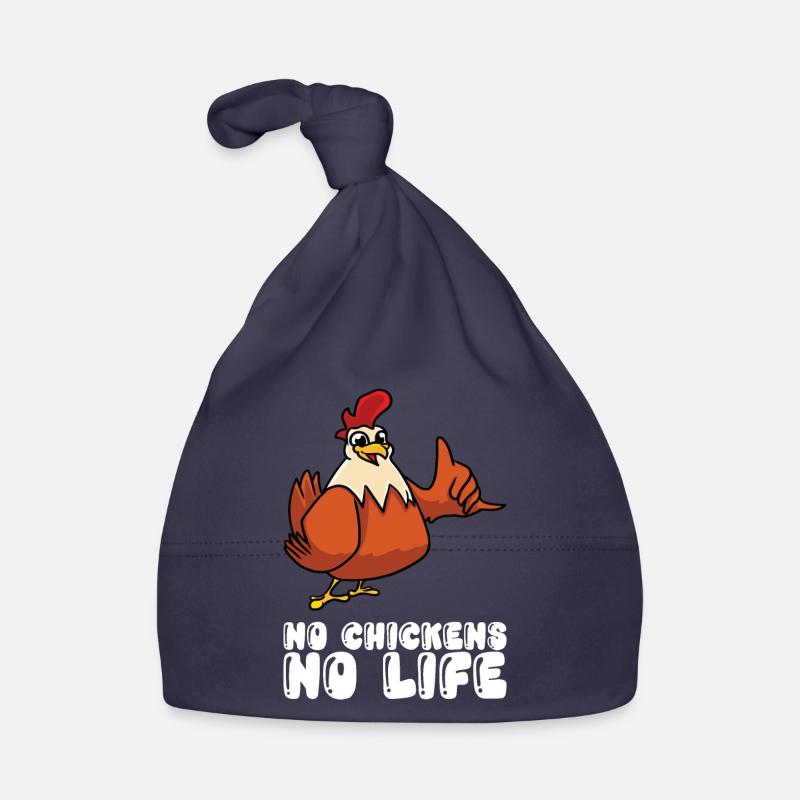 Pas de vie sans poulets Bonnet bio Bébé