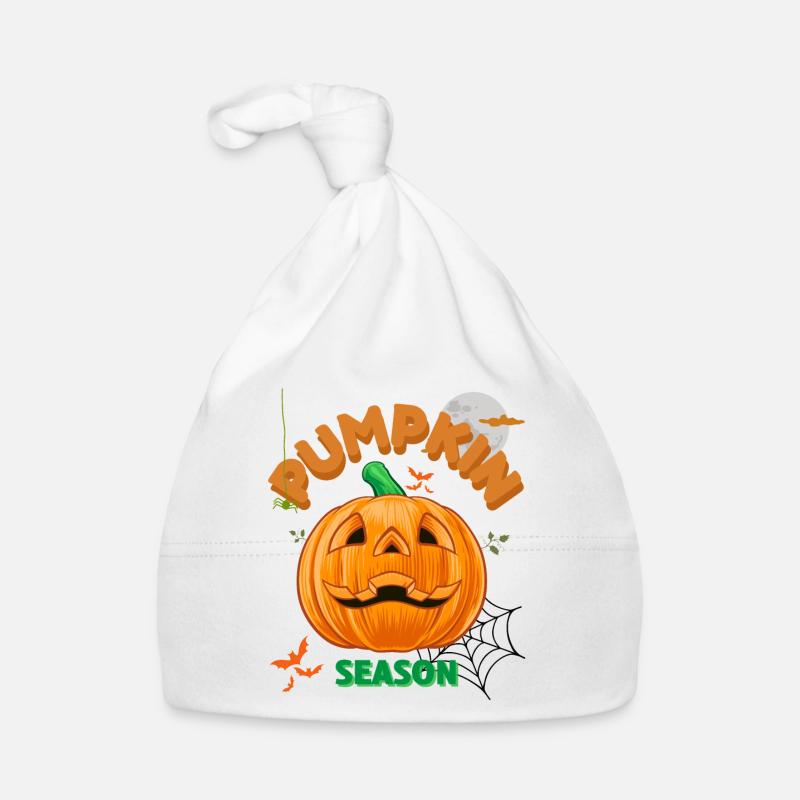 La saison Citrouille Arbre d’automne Orange Feuilles d’automne Bonnet bio Bébé