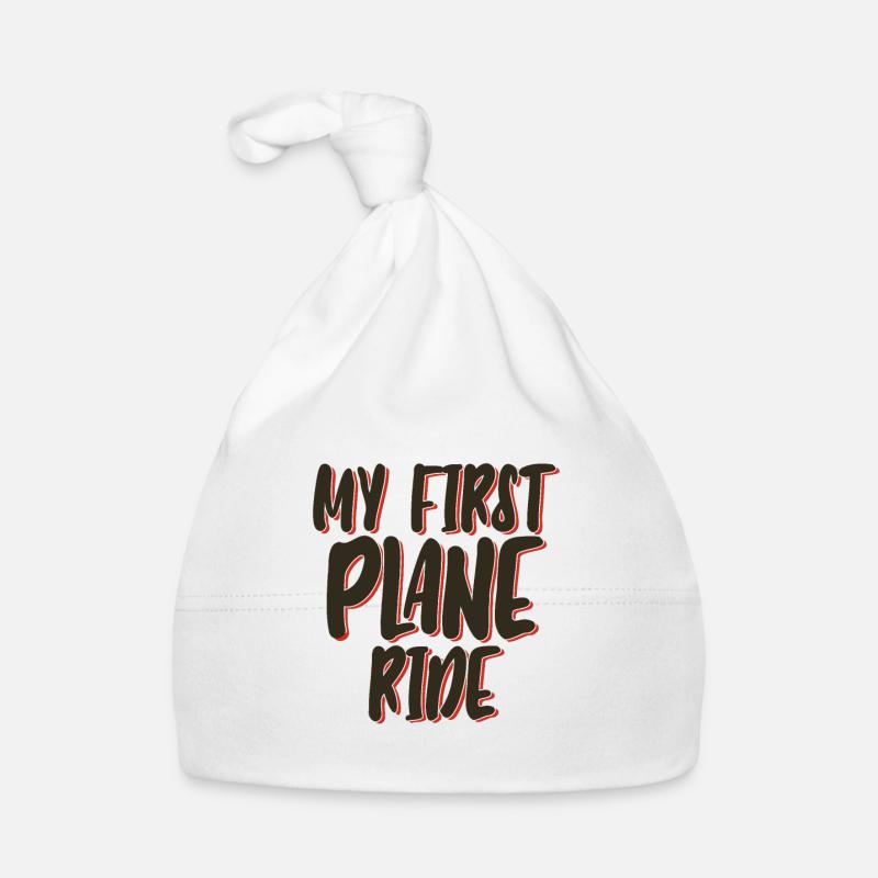 My First Plane Ride 44 Organic Baby Cap