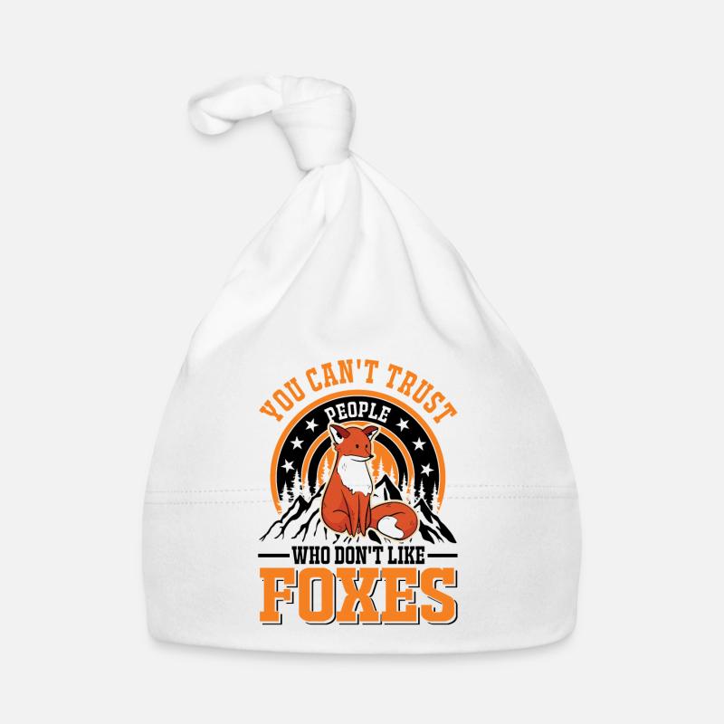 Fuchs Geschenk Rotfuchs Baby Bio-Mütze