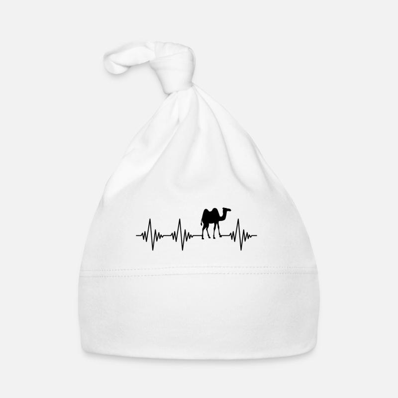 Dromedar Kamel Herzschlag Baby Bio-Mütze