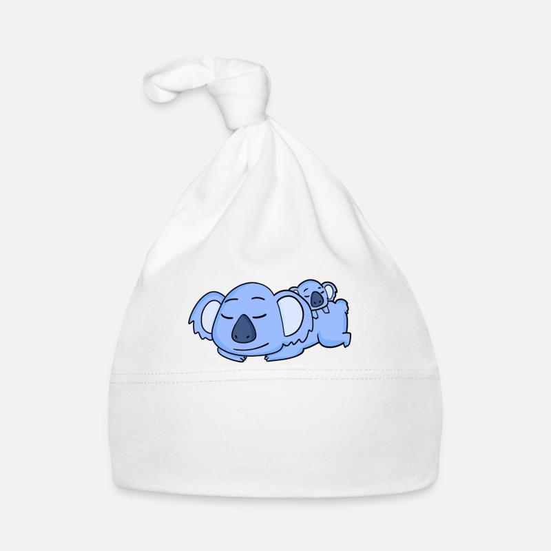 Papa Koala avec Bébé Koala Bonnet bio Bébé