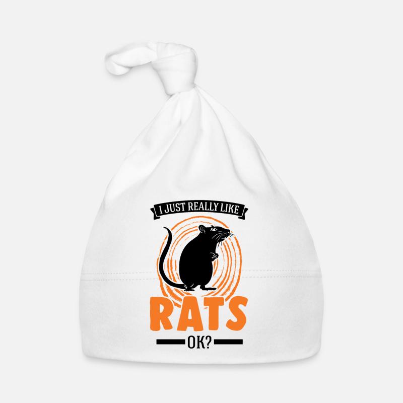 I just really like Rats House Rat Rat Organic Baby Cap