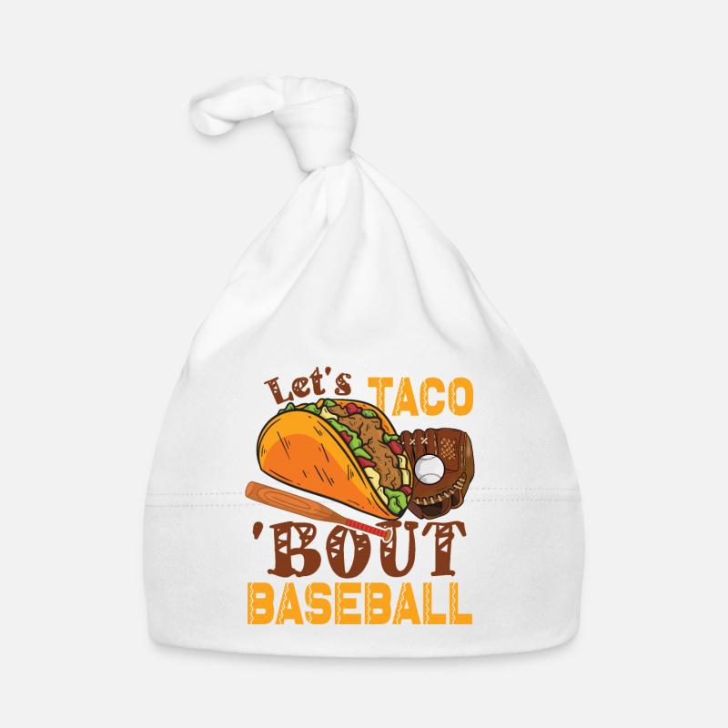 Let's Taco Bout Baseball Bonnet bio Bébé