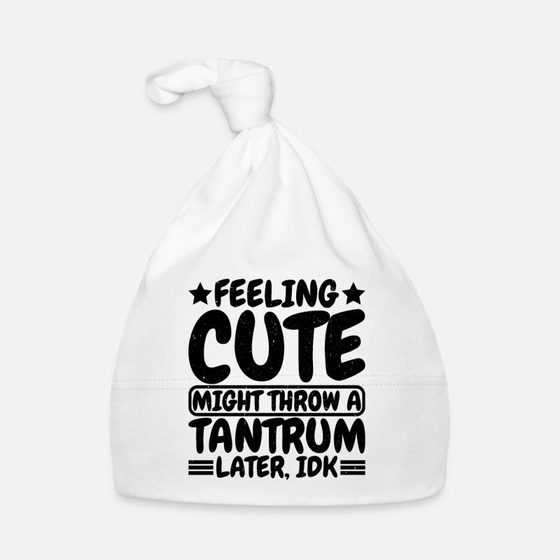 Se sentir mignon, pourrait lancer une crise de colère plus tard, Idk 8 Bonnet bio Bébé