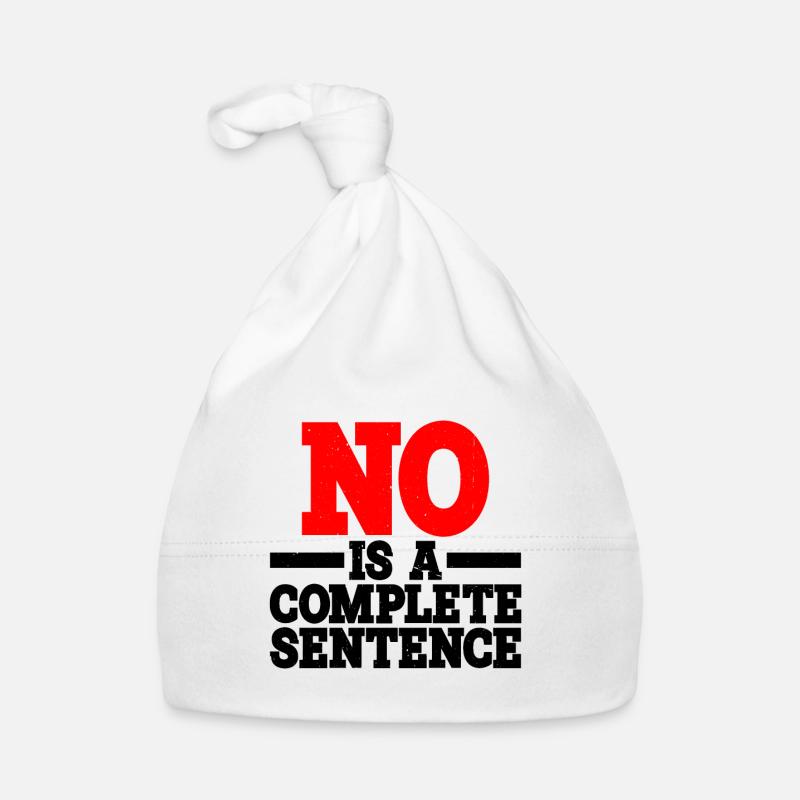 No is a complete sentence 15 Organic Baby Cap