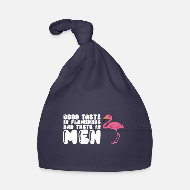 Funny flamingo graphics Organic Baby Cap