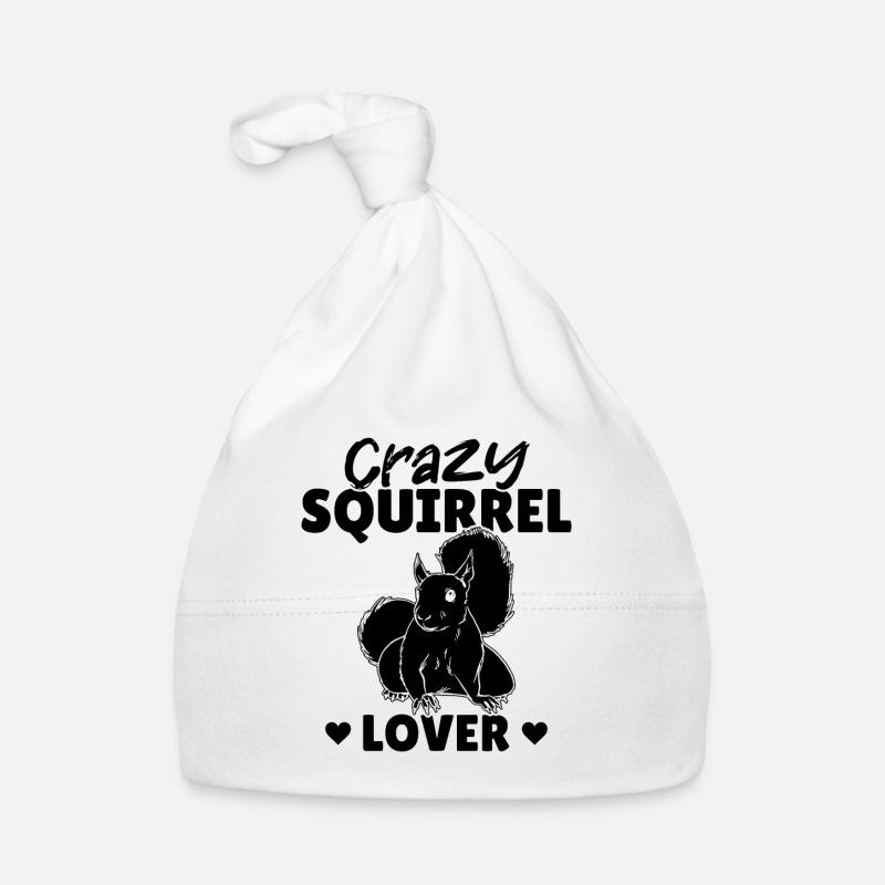 Écureuils, écureuils, mignons Bonnet bio Bébé