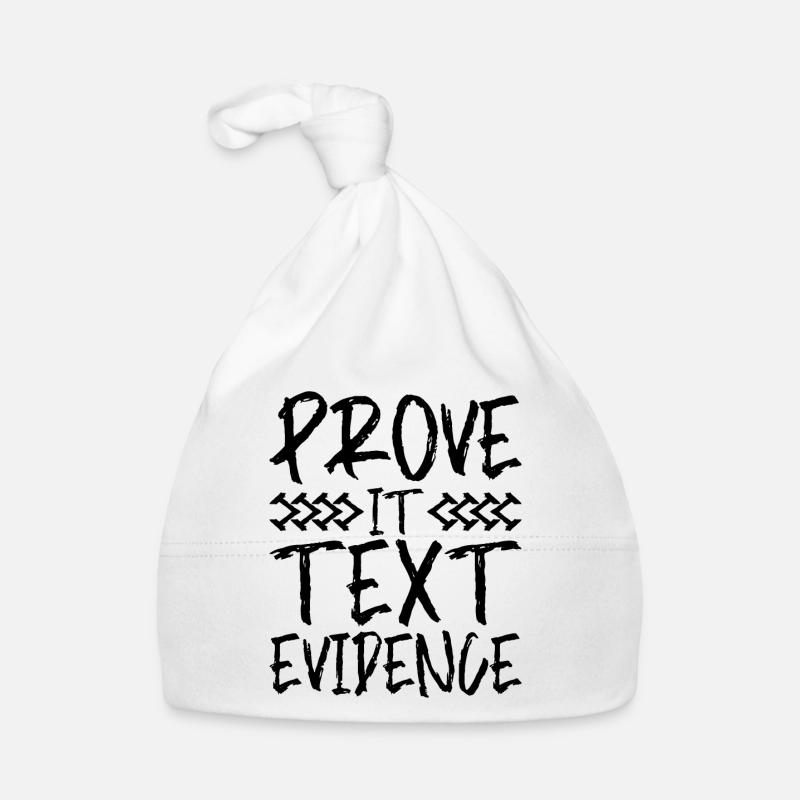 Prove It, Text Evidence 24 Organic Baby Cap