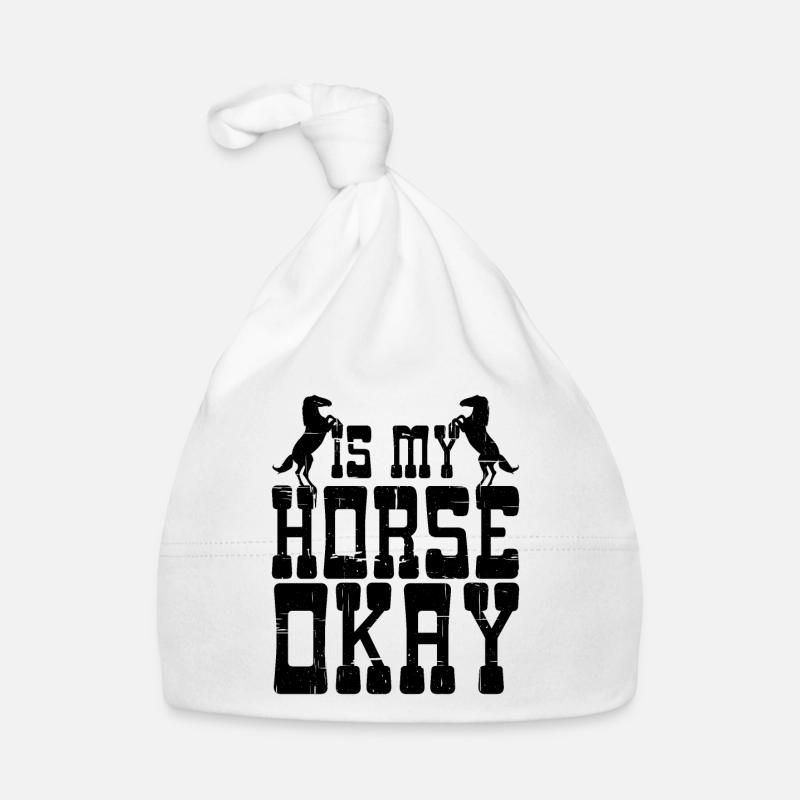 Mon cheval va-t-il bien 4 Bonnet bio Bébé