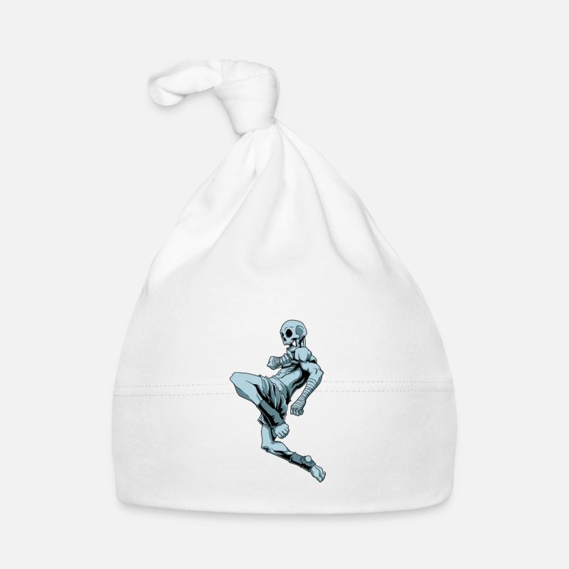 Muay Thai - Skelett-Thai-Boxen Baby Bio-Mütze