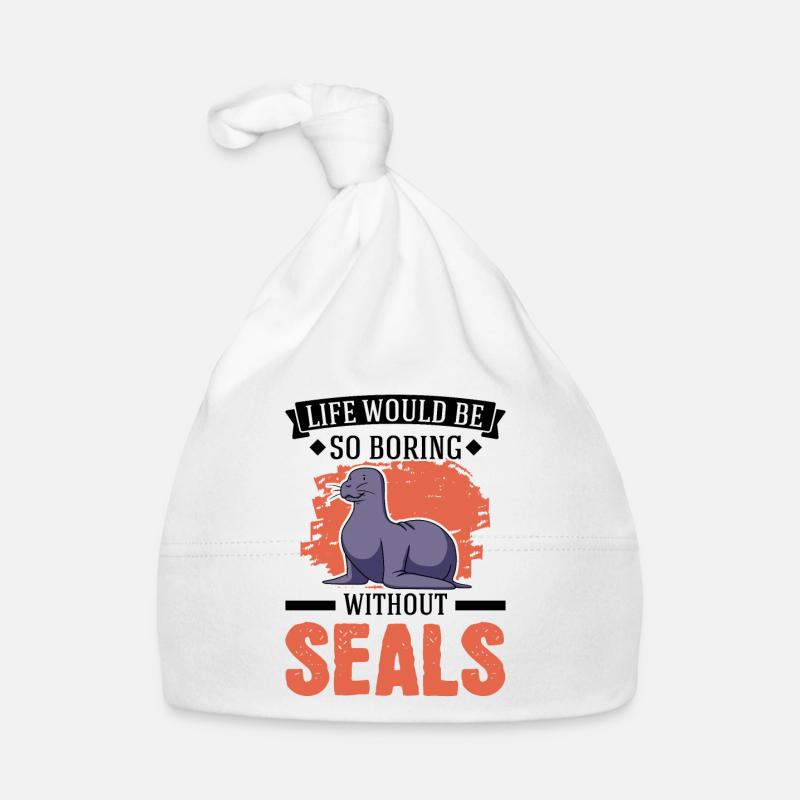 Seal Cadeau Phoque Lion de Mer Bonnet bio Bébé