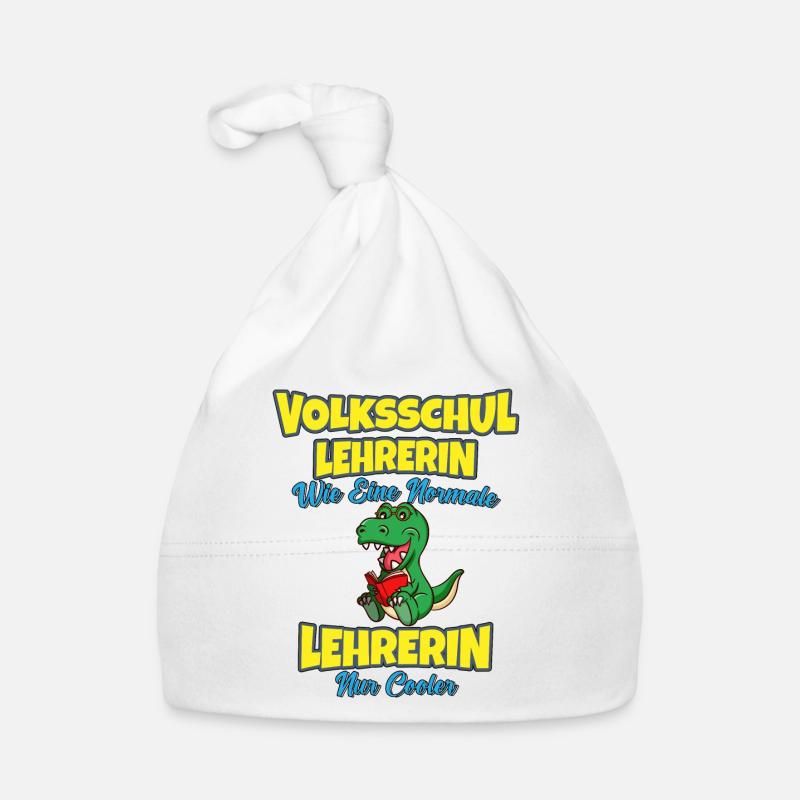 Volksschullehrerin Volksschule Lehrkraft Lehrerin Baby Bio-Mütze