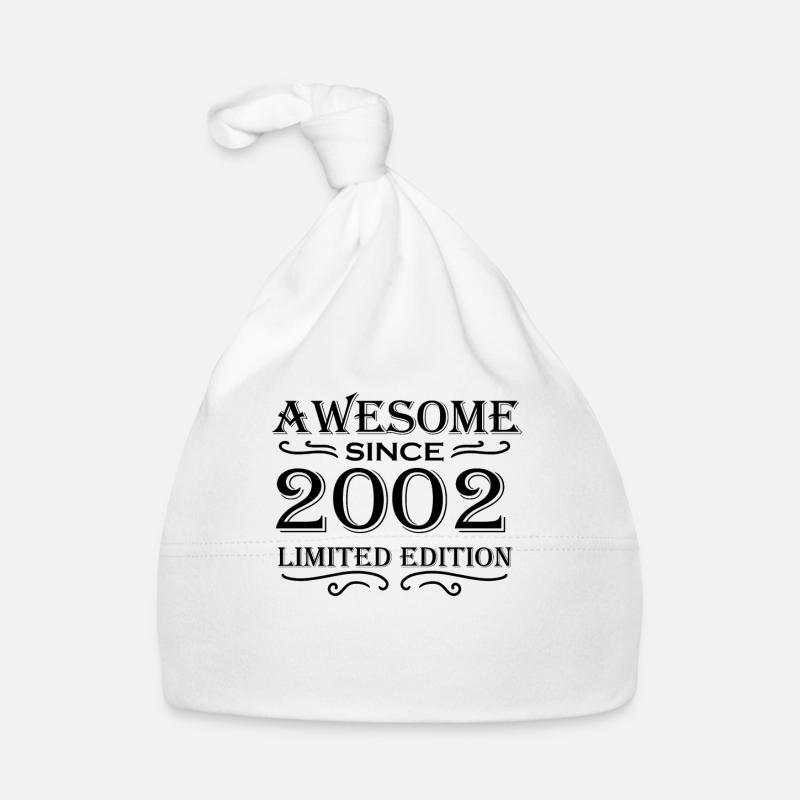 2002 - Born 2002 - Fantastic since 2002 Organic Baby Cap