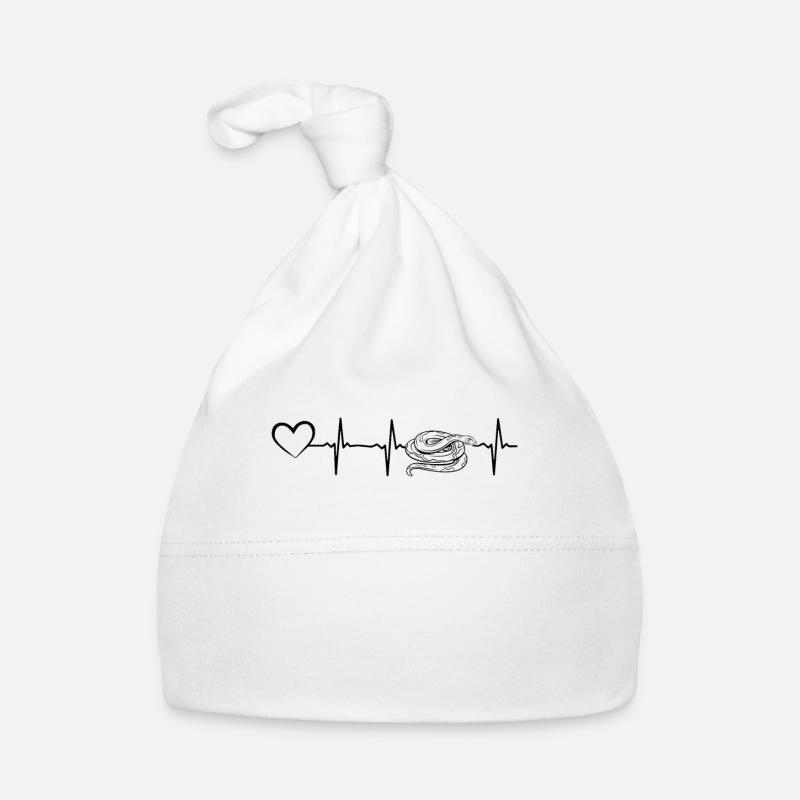 Serpent Heartbeat Serpent Amant Serpent Doux Serpent Bonnet bio Bébé