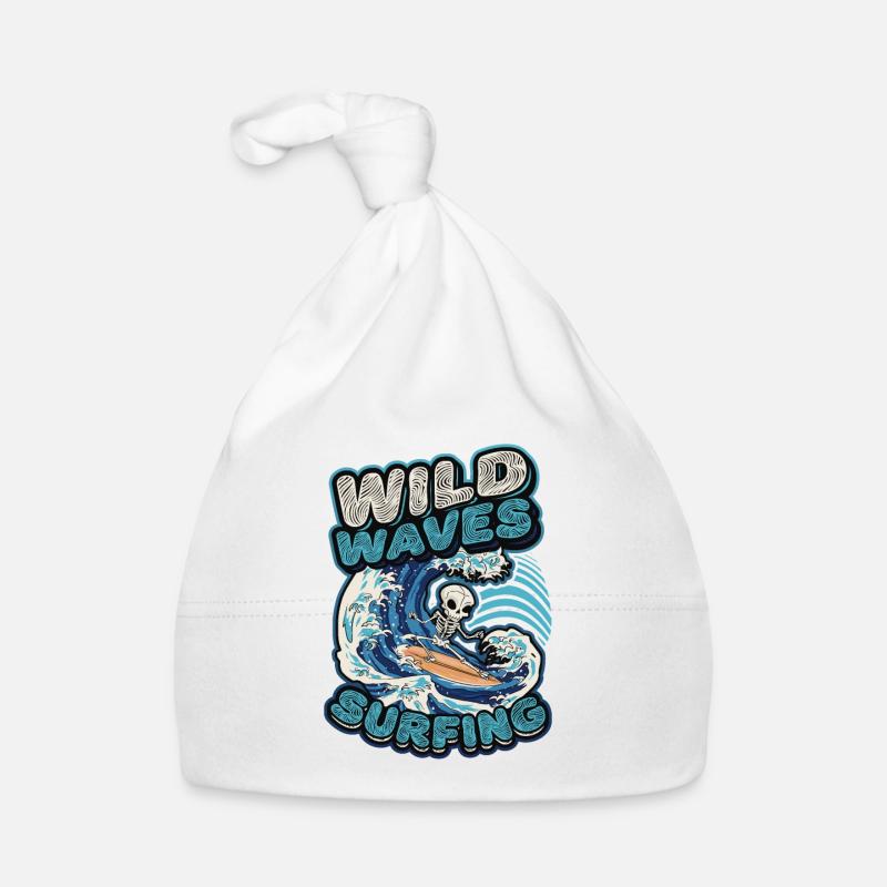 Wild Waves Surfing Organic Baby Cap