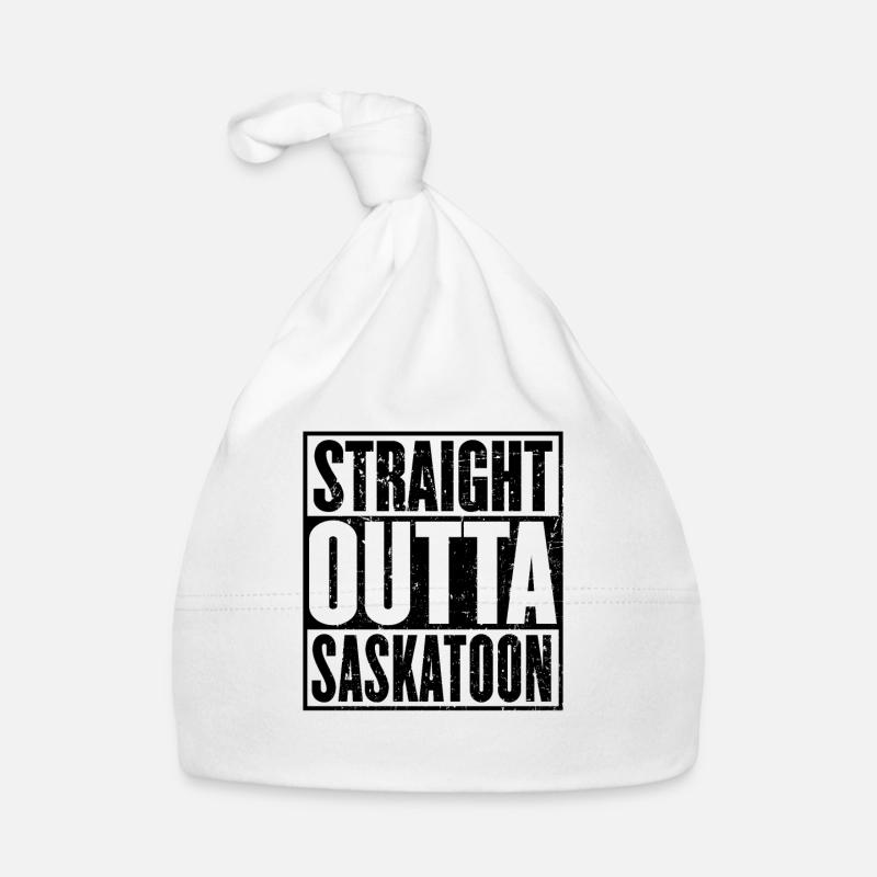 Straight Outta Saskatoon Vintage Bonnet bio Bébé