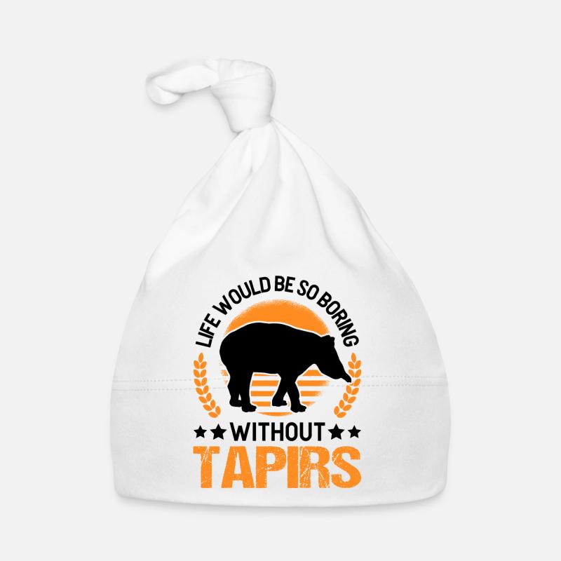 La vie serait si ennuyeuse sans Tapirs Bonnet bio Bébé