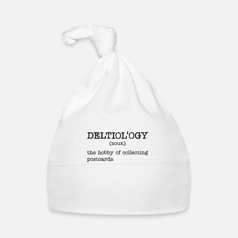 Deltiology-definition Deltiologist-postcard Organic Baby Cap