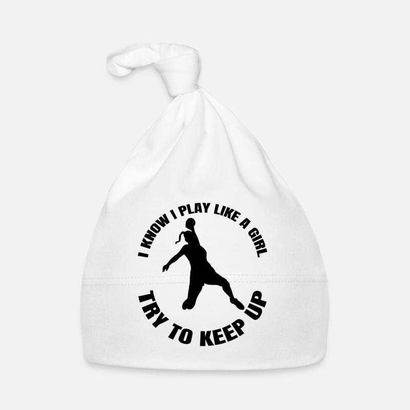 HandballEuse Joueuse de handball Joueuse de handball Bonnet bio Bébé