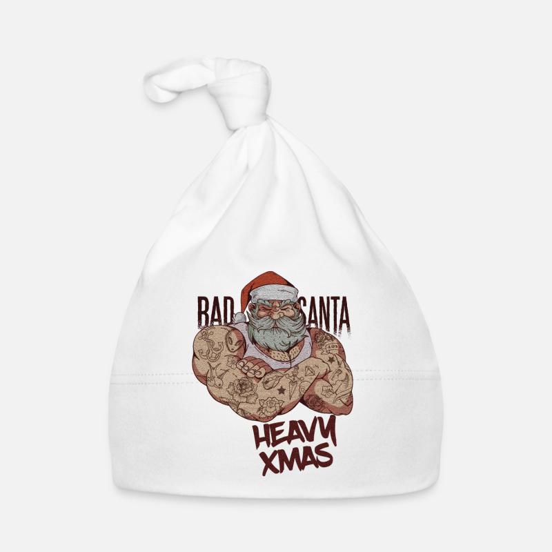 Frohe Weihnachten Christmas Xmas Baby Bio-Mütze
