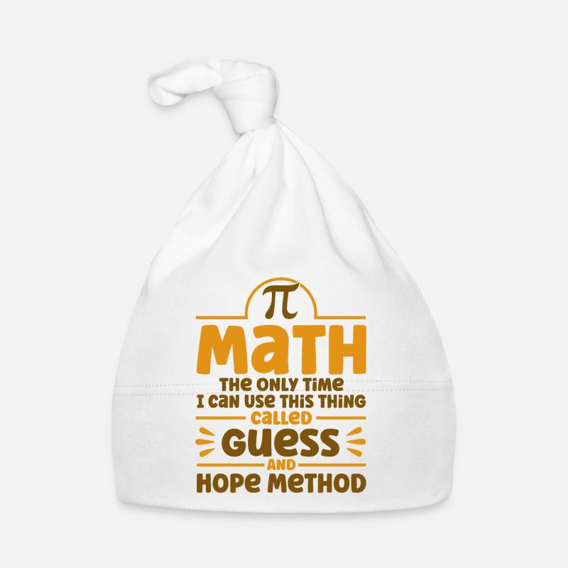 Math Mathématiques Sciences Math Cadeau Bonnet bio Bébé