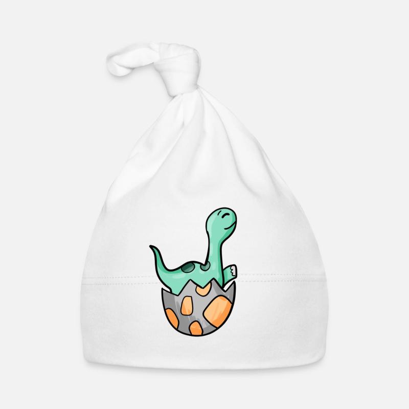 Dinosaur Egg Dino Motif Organic Baby Cap
