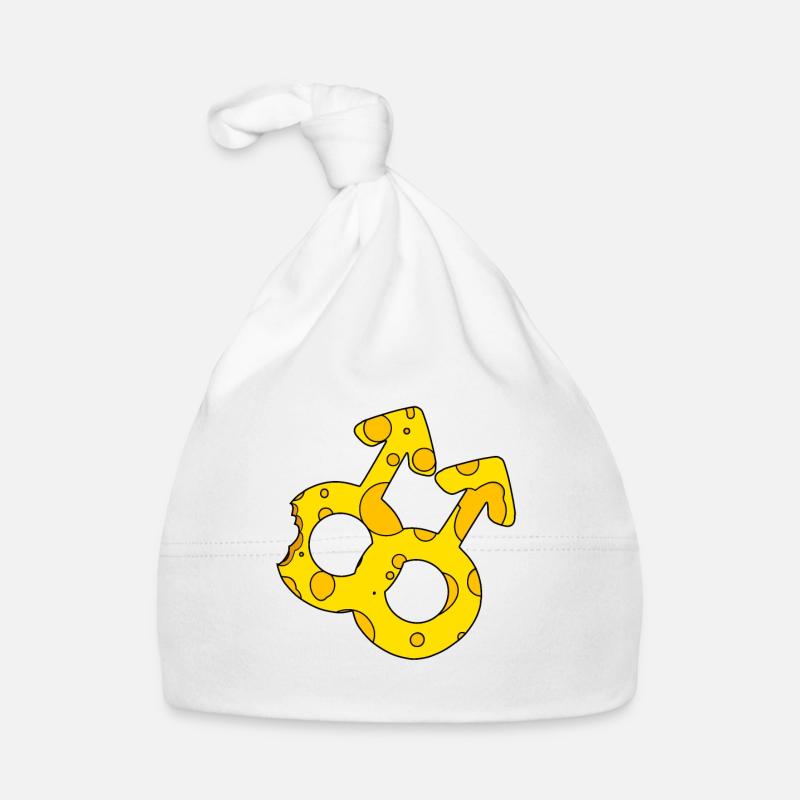 Double Mars symbol Organic Baby Cap