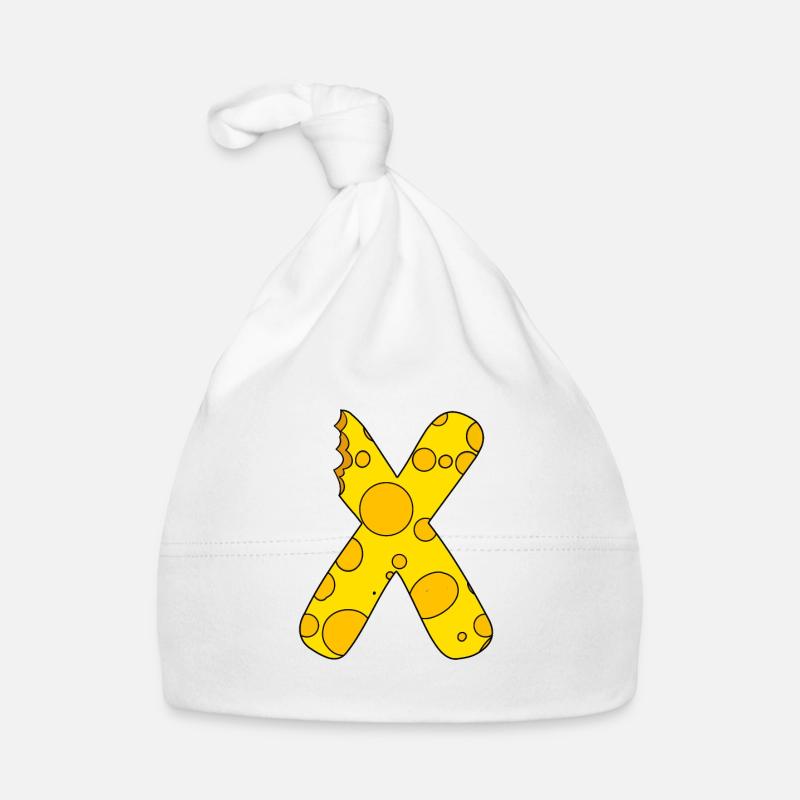 Lettre X Bonnet bio Bébé