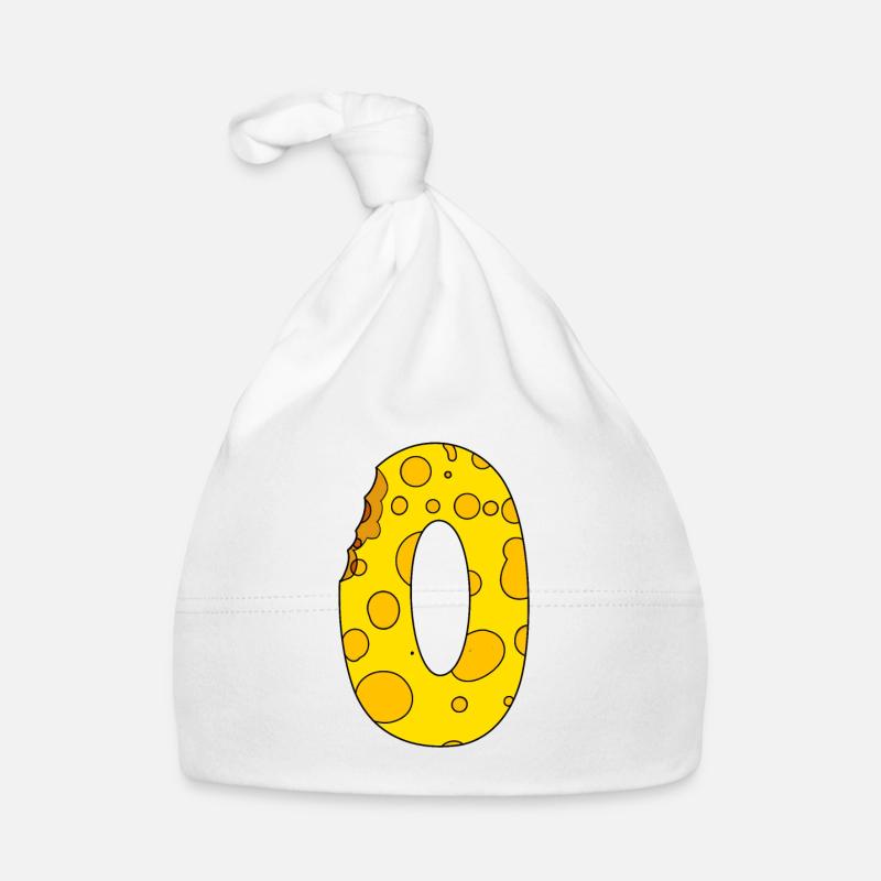 Numéro 0 Digit Cheese Bonnet bio Bébé